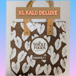 Whole Foods Hawaii- Kalo XL Deluxe Tote Bag